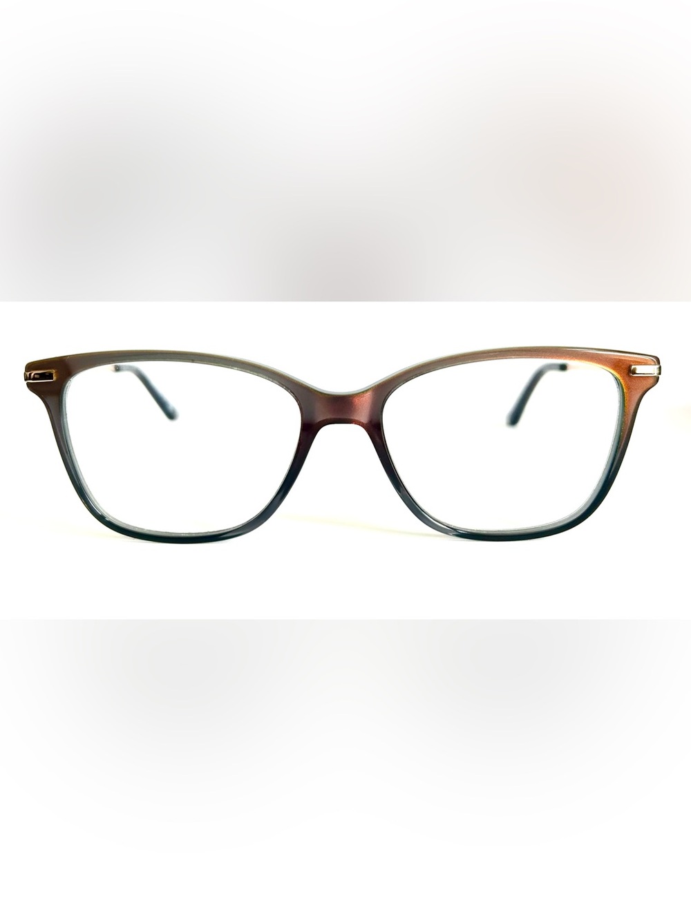 Stylish Women's Bulova Round Eyeglass prescription Frame in Chromatic Sunset